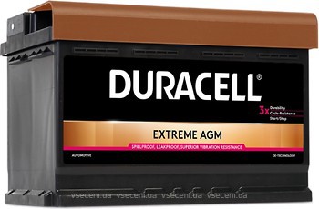 Фото Duracell Extreme AGM 70 Ah Euro (DE70AGM)