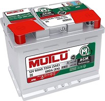 Фото Mutlu AGM Start-Stop 60 Ah Euro (AGM.L2.60.068.A)