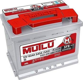 Фото Mutlu SFB 2 60 Ah (SMF 56064, LB2.60.051.B)