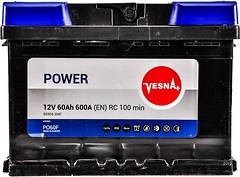 Фото Vesna Power 60 Ah (0) (415256, 55509, PO60F)