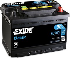 Фото Exide Classic 70 Ah (0) (EC700)