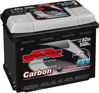Фото Sznajder Carbon EFB Start-Stop 62 Ah Euro (562 05)