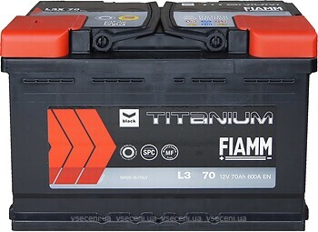 Фото Fiamm Titanium BLK 70 Ah Euro (7905185, L3 70, 570 109 060)