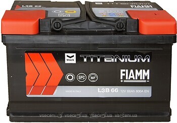 Фото Fiamm Titanium BLK 66 Ah Euro (7905182, L3B 66, 566 150 060)