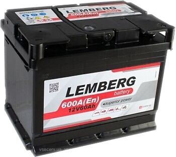 Фото Lemberg Superior Power 60 Ah Euro