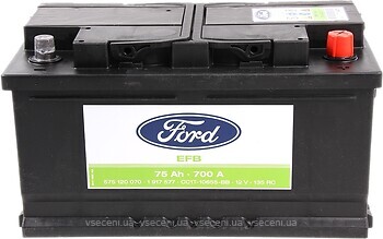 Batería EFB Start-Stop 75Ah/700A  FORD-1917577 