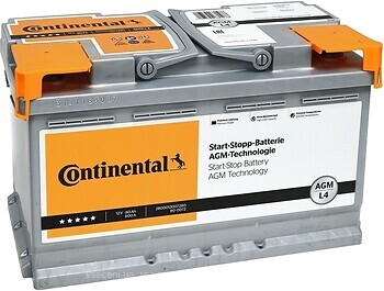 Фото Continental AGM 80 Ah Euro (2800012007280)