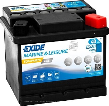 Фото Exide Equipment Gel 40 Ah (ES450)