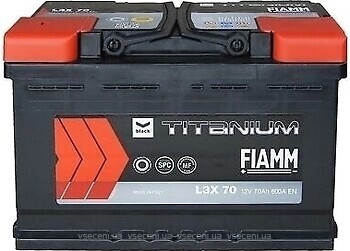 Фото Fiamm Titanium BLK 70 Ah (7905186, L3X 70, 570 110 060)