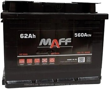 Фото Maff 62 Ah (562E1)