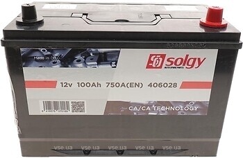 Фото Solgy Asia 100 Ah Euro (406028)