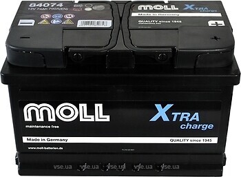 Фото Moll Xtra Charge 74 Ah (84074)