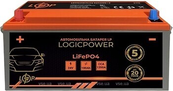 Фото LogicPower LP LiFePo-4 24V-100 Ah (BMS) (24772)