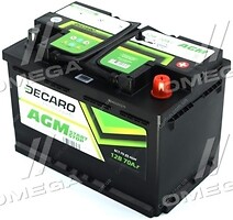 Фото Decaro AGM Start-Stop 6СТ-70 АзЕ