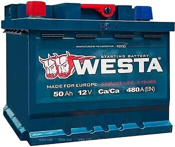 Фото Westa 6СТ-50 A (1) Euro (4822023501489)