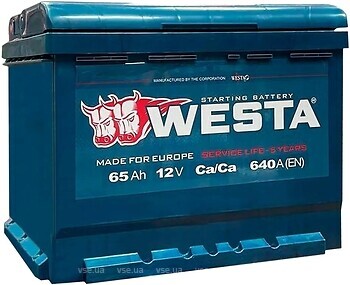 Фото Westa 6СТ-65 A (1) Euro (4822023651641)