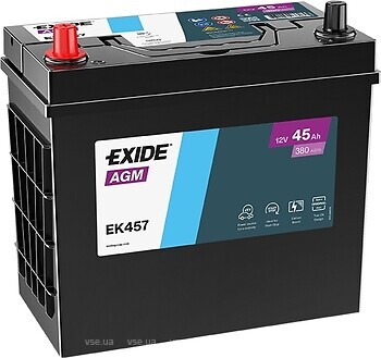 Фото Exide AGM Start-Stop 45 Ah (EK457)