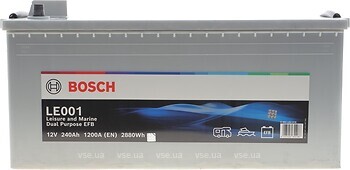 Фото Bosch Dual Purpose EFB 240 Ah Euro EN1200 (1) L (LE001, 0092LE0010)