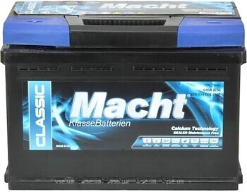 Фото Macht Classic 70 Ah Euro EN640 (1) L (32388)
