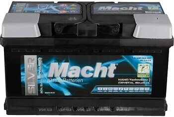 Фото Macht Silver Power 80 Ah Euro EN780 (0) R (19544)