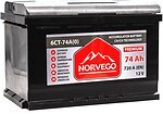 Фото Norvego Premium 74 Ah Euro EN720 (0) R