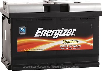 Фото Energizer Premium 77 Ah (EM77L3, 577400078)