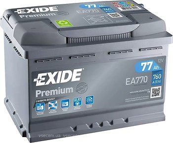 Фото Exide Premium 77 Ah (EA770)