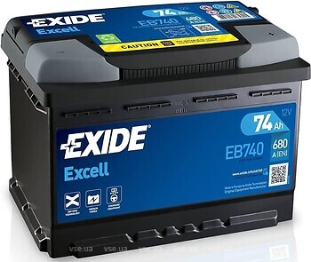 Фото Exide Excell 74 Ah (EB740)