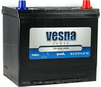 Фото Vesna Power Japan 60 Ah (0) (415060, 415063, 56068, PO60J)
