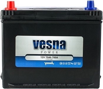 Фото Vesna Power Japan 70 Ah (1) (415370, 57024, PO70JX)