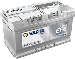 Фото Varta Dynamic EFB 75 Ah EN730 (E46) (575500073)