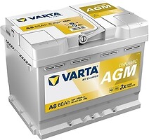 Фото Varta Dynamic AGM 60 Ah EN680 (A8) (560901068)
