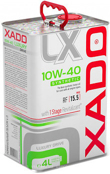 Фото Xado Luxury Drive 10W-40 4 л (20275)