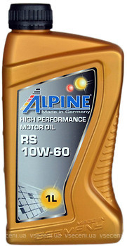Фото Alpine RS 10W-60 1 л (0100201)