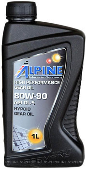 Фото Alpine Gear Oil GL-5 80W-90 1 л (0100701)