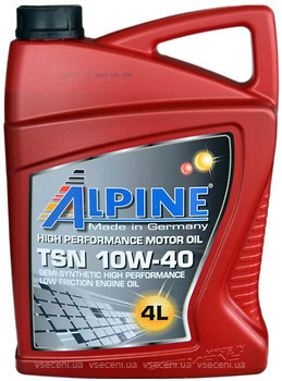 Фото Alpine TSN 10W-40 4 л (0100139)