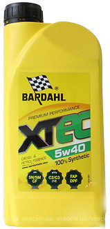 Фото Bardahl XTEC 5W-40 1 л (36341)