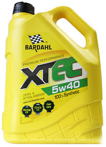 Фото Bardahl XTEC 5W-40 4 л (36342)