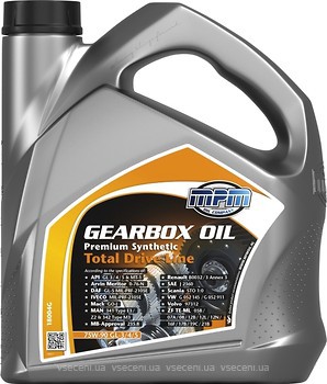 Фото MPM Gearbox Oil Premium Synthetic T GL-3/4/5 75W-90 4 л