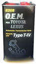 Фото Mannol 8208 O.E.M. for Toyota Lexus Type T-IV 4 л (MN8208-4ME)