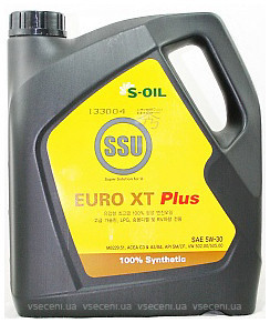 Фото S-Oil SSU EURO XT Plus 5W-30 4 л