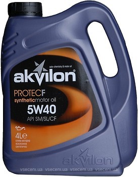 Фото Akvilon Protec 5W-40 4 л