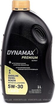 Фото Dynamax Premium Ultra F 5W-30 1 л (501998)