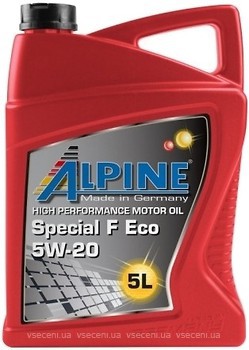 Фото Alpine Special F ECO 5W-20 5 л