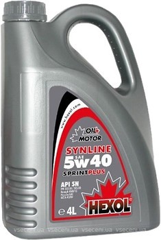Фото HEXOL Synline SprintPlus 5W-40 4 л