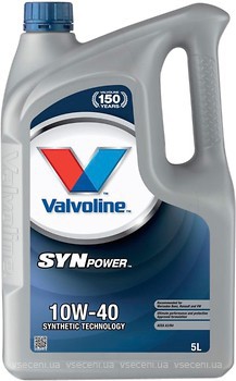 Фото Valvoline SynPower 10W-40 5 л