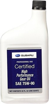 Фото Subaru High Performance GL-5 75W-90 (SOA427V1700) 0.946 л