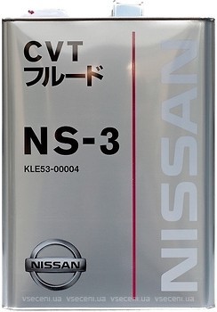 Фото Nissan NS-3 CVT Fluid (KLE53-00004) 4 л