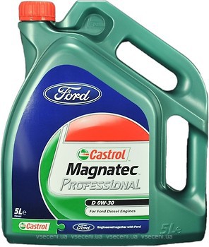 Фото Castrol Magnatec Professional Ford D 0W-30 5 л (157C37/15D5FF)