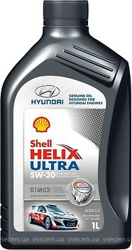 Фото Shell Helix Ultra ECT C3 AH Hundai 5W-30 1 л